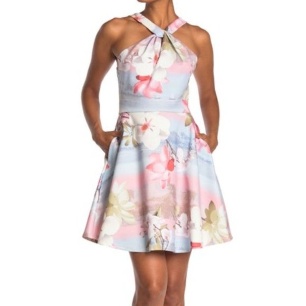 Ted Baker London Umerta Floral Skater mini Dress